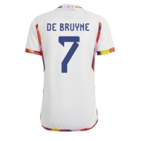 Belgia Kevin De Bruyne #7 Fotballklær Bortedrakt VM 2022 Kortermet